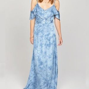 Amuse Society boho maxi dress sz L
